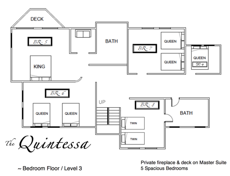 The Quintessa on Whidbey Island forest view Floor Plan