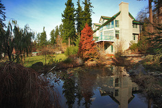 The Quintessa on Whidbey Island pond