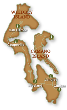 The Quintessa on Whidbey Island map