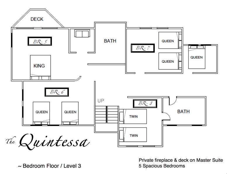 The Quintessa on Whidbey Island forest view Floor Plan
